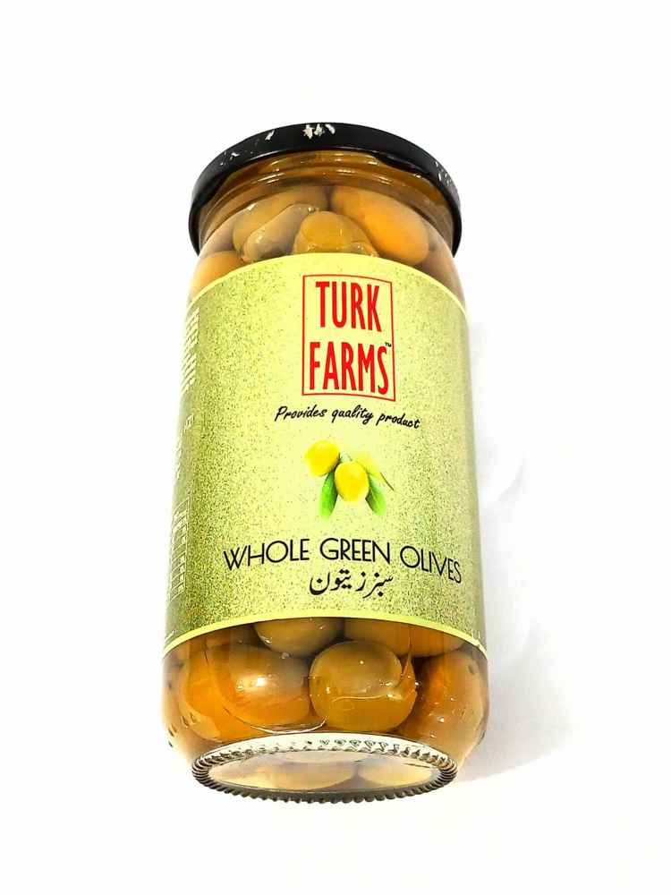 TurkFarm Green Olives | 360 g